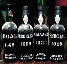 The Noble grape wines of Madeira.